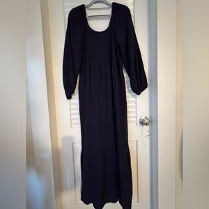 TARGET Universal Threads navy gauze maxi dress NWOT